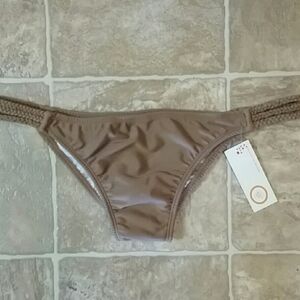 Solkissed Swimwear Braided Bikini Bottom Large, NWT